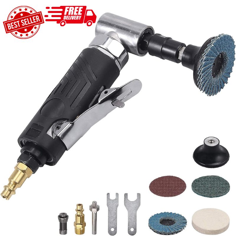 Air Grinder,Compressed Air Angle Die Grinder 90 Degree Mini Sander Grinder