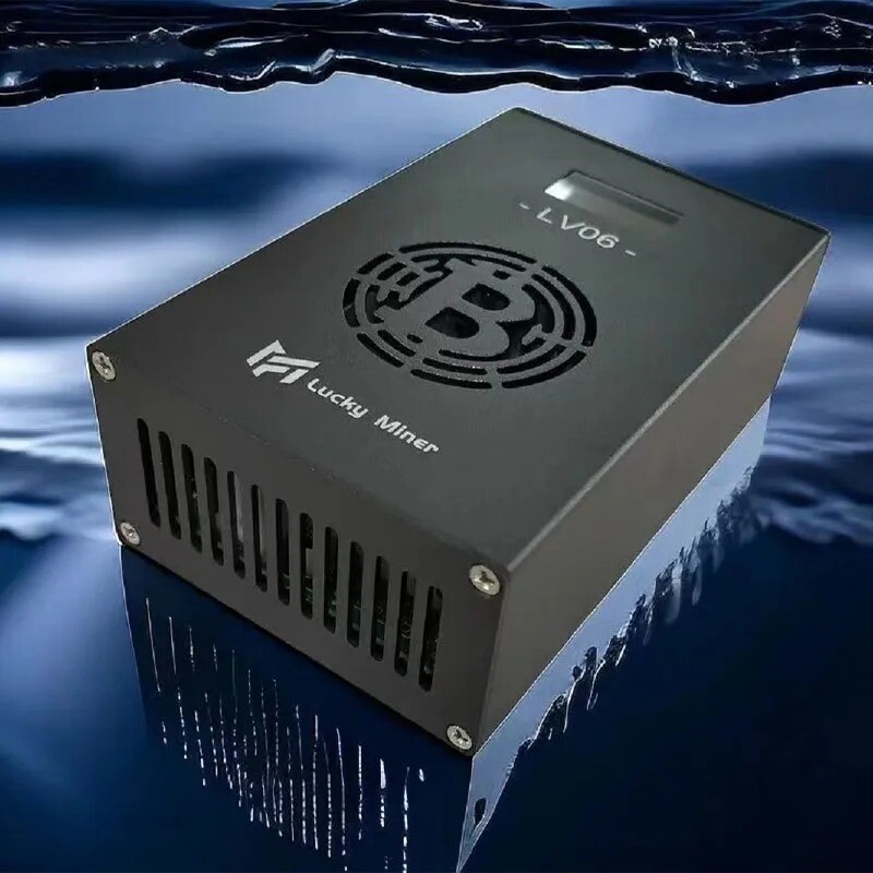 Lucky Miner V6 Bitcoin Miner Hashrate 500G BM1366 Asic Chip BTC Mining SHA256