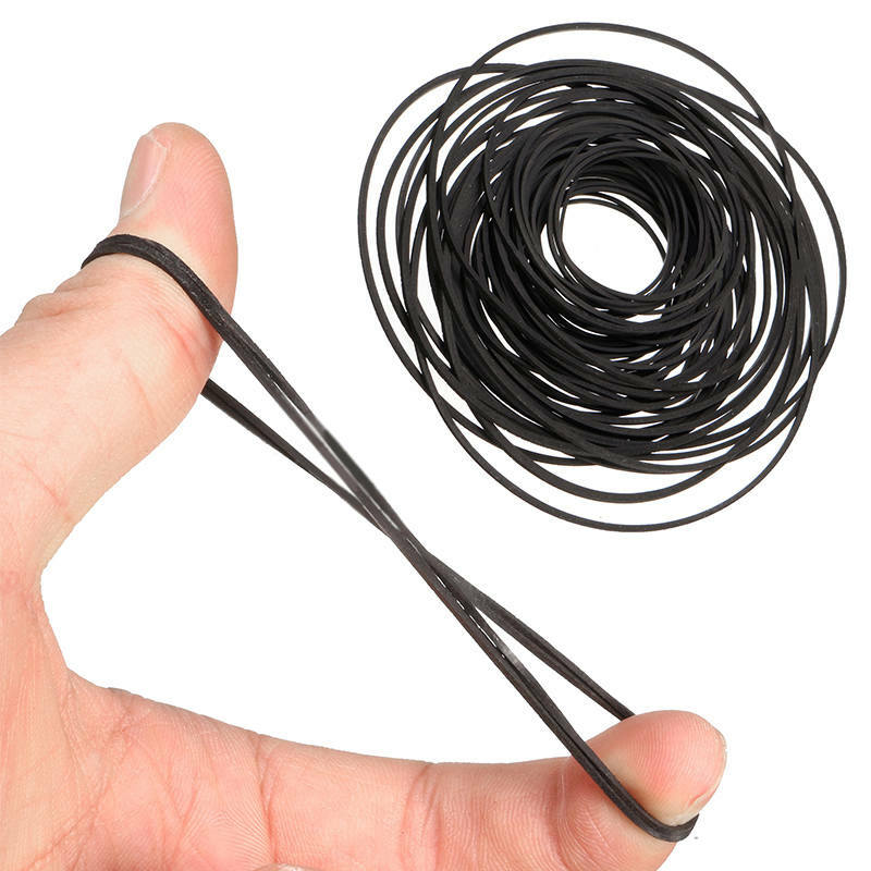 100pcs 40-135mm Riemen Mixed Antriebsriemen für Kassettendeck Cassette Tape Belt