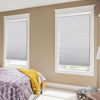 Cordless Cellular Shades，Blinds for Windows, Blackout Room Darkening Shades，C...