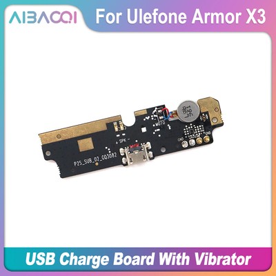 New usb plug charge board Motor vibrator For Ulefone Armor X3  Mini USB Port