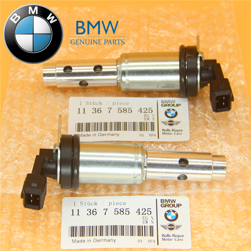 Set of 2 Variable Timing Control Valves Solenoid VVT for BMW 128i 328i X3 VANOS