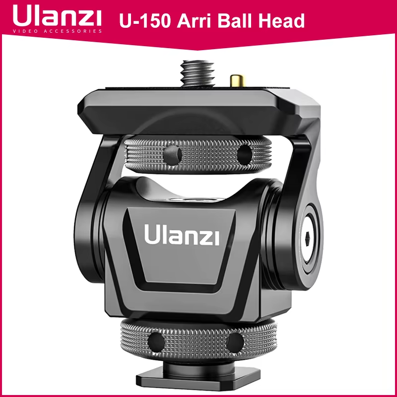 Universal DSLR Camera Monitor Mount 360 Rotation Adjustable Monitor Adapter with