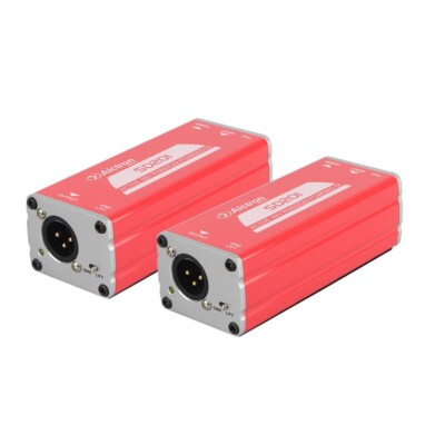 2PCS SD201 48V Phantom Power Active DI Box Active Direct Box for Stages