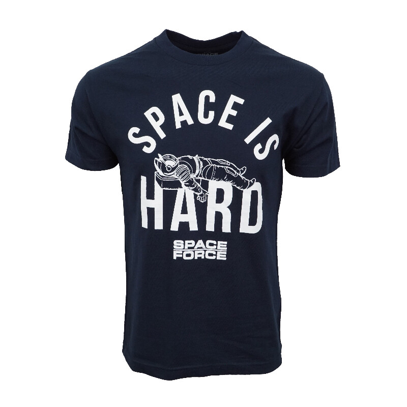

МУЖСКАЯ ФУТБОЛКА SPACE FORCE SPACE IS HARD МУЖСКАЯ, Navy