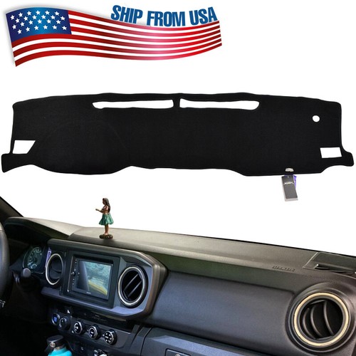 Dashboard Pad  Dash-mat Dash Cover Mat For 2016 2017- 2023 TOYOTA TACOMA Black