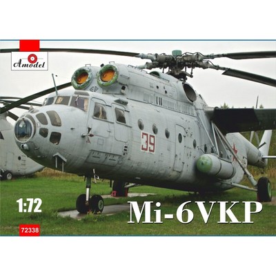 Amodel 72338 Plastic model helicopter kit 1:72 Soviet helicopter Mil Mi-6VKP