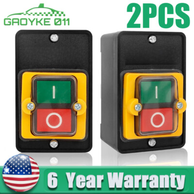 Waterproof Outdoor Push Button Switch On Off 380V Start Stop Single Phase Home