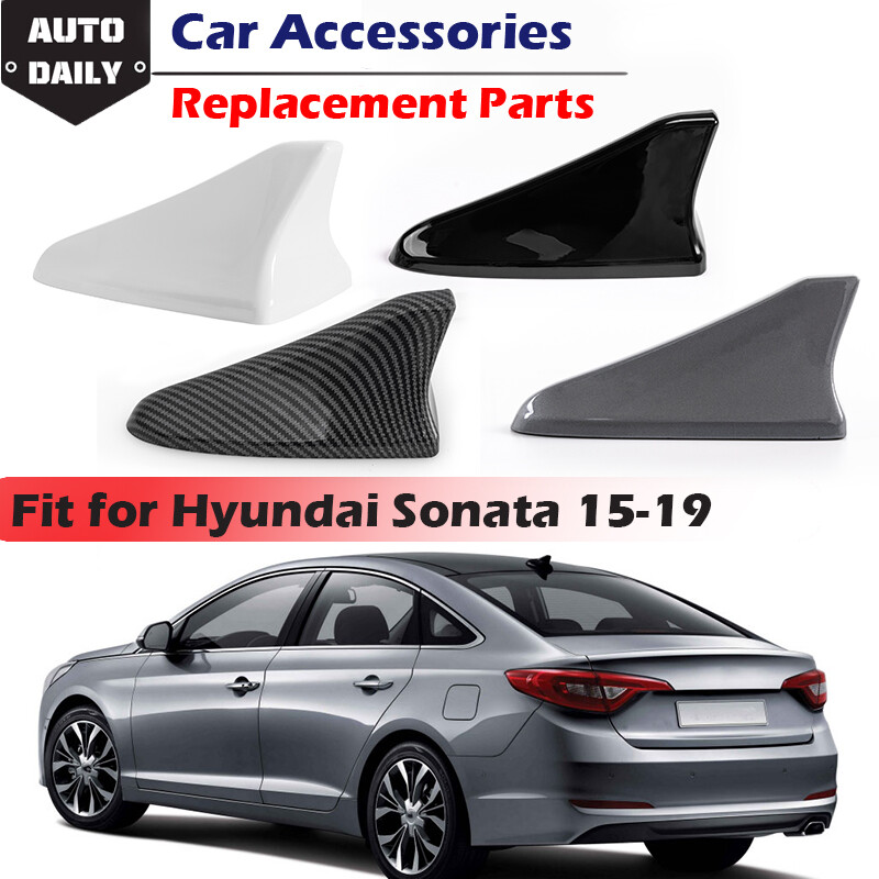 For Genesis Sedan G80 / Coupe Ebony Shark Fin Antenna AM/FM Aerial Cover Black