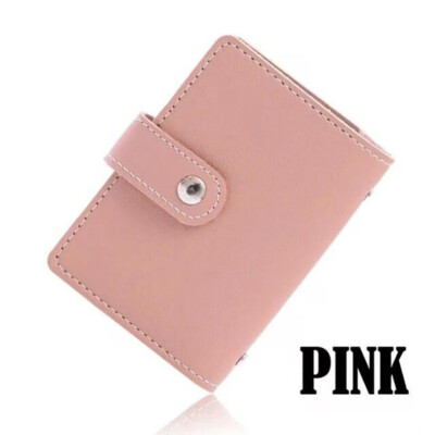 RFID Blocking ID Credit Card Holder 26 Cards Slim PU Leather Pocker Wallet lot