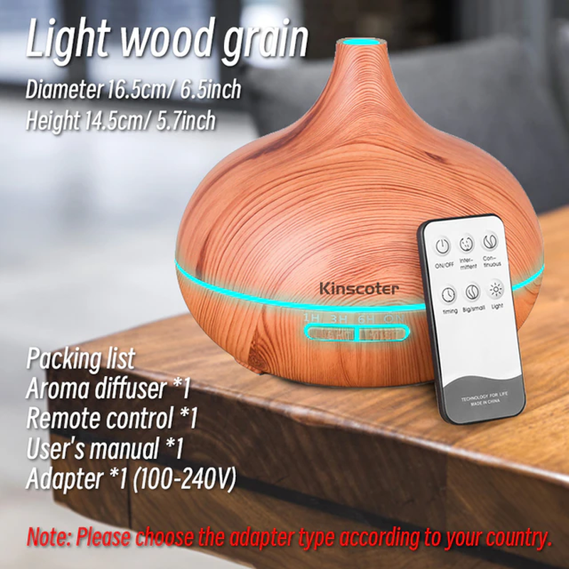 Diffuser Wood Grain Remote Control