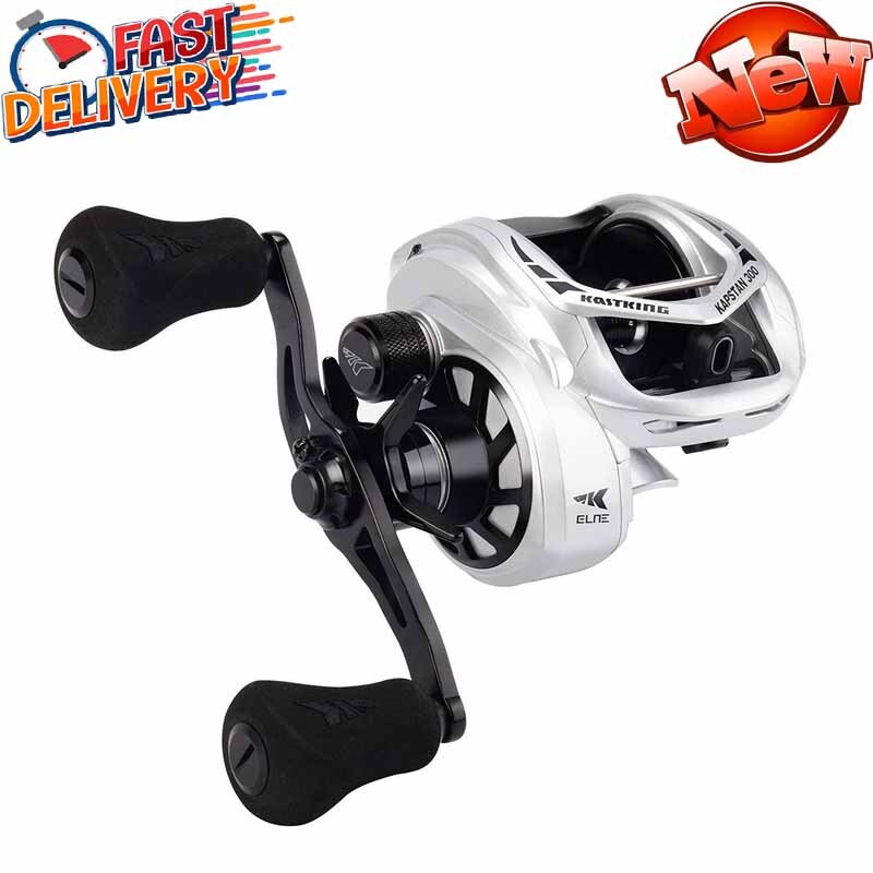Baitcasting Fishing Reel Low Profile Baitcasters Casting Reel 35 lbs. Drag NEW