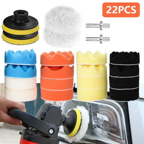Polierschwamm Polierpads Polieraufsatz Bohrmaschine 22tlg Set Für Auto