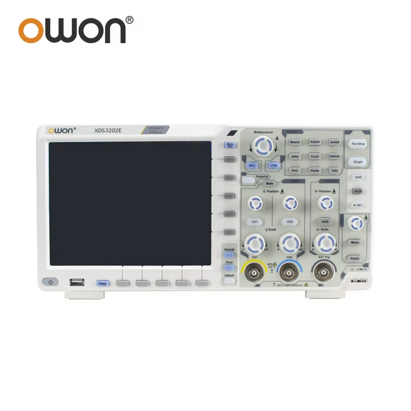 XDS3202E 8 Bits Dual Channel Digital Oscilloscope 200MHz 1GS/s 40M Record Length