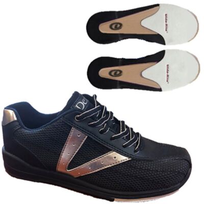 NEW Dexter Vicky Women's Bowling Shoes, Black/Rose Gold, Sizes 6.5 - 10