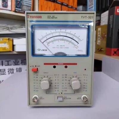 TVT-322 Dual Channel Milivoltmeter Double Needle Millivoltmeter Measuring