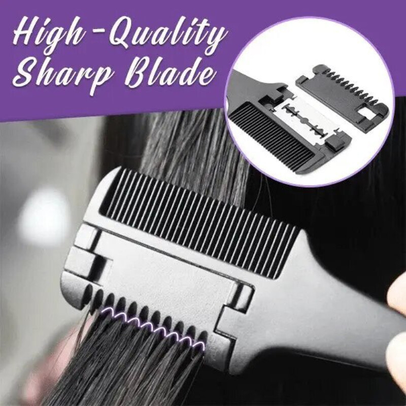 Hair Cutting Comb Double Side Hair Razor Trimmer Cutting Thinning Comb Styling