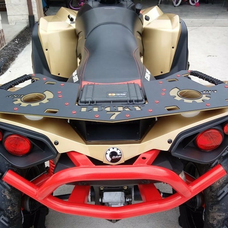 Canam Renegade Rear Rack W/ Storage Case 500 570 800 850 1000 2012+ New for sale in Milton