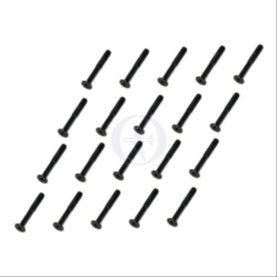 PD7294 Thunder Tiger Counter Sunk Cross Recess (20) M2.6*20mm TRA^