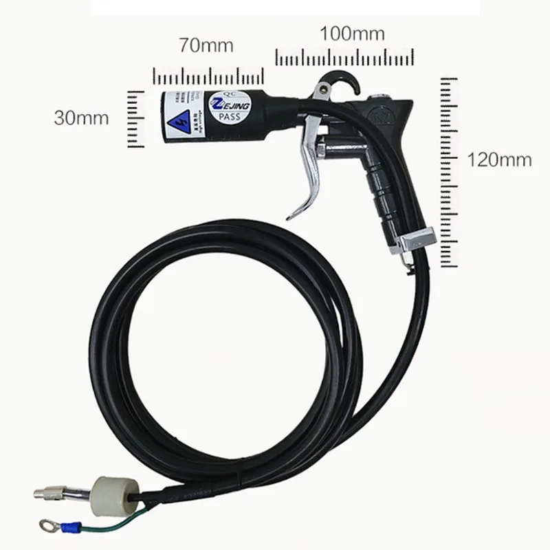 10KV Electrostatic Ion Blower Air Gun Ion Wind Snake Machine ZJ-302D Electrostat