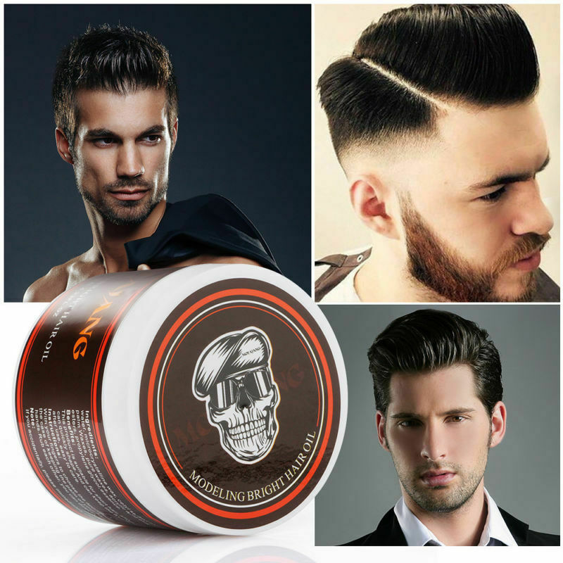 Men Male Retro Hair Styling Wax Strong Hold Pomade Long Lasting
