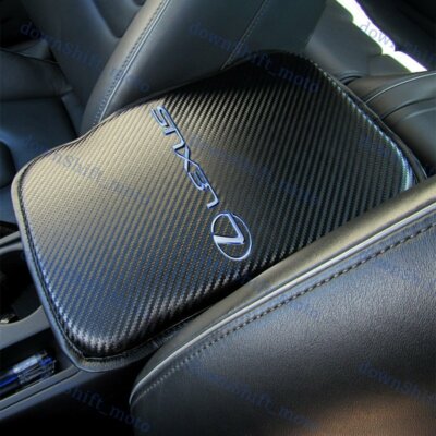 For New Lexus Racing Carbon Car Center Console Armrest Cushion Mat Pad Cover X1