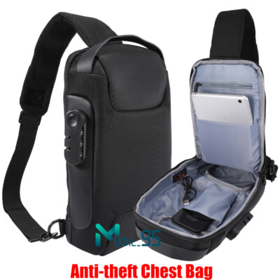 Waterproof Men Women Sling Bag Chest Cross Body Travel Sport Small Shoulder Pack
