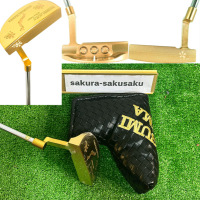 Mutsumi Honma Golf Putter RH Gold MH282M  Limited Edition 34ich New HC