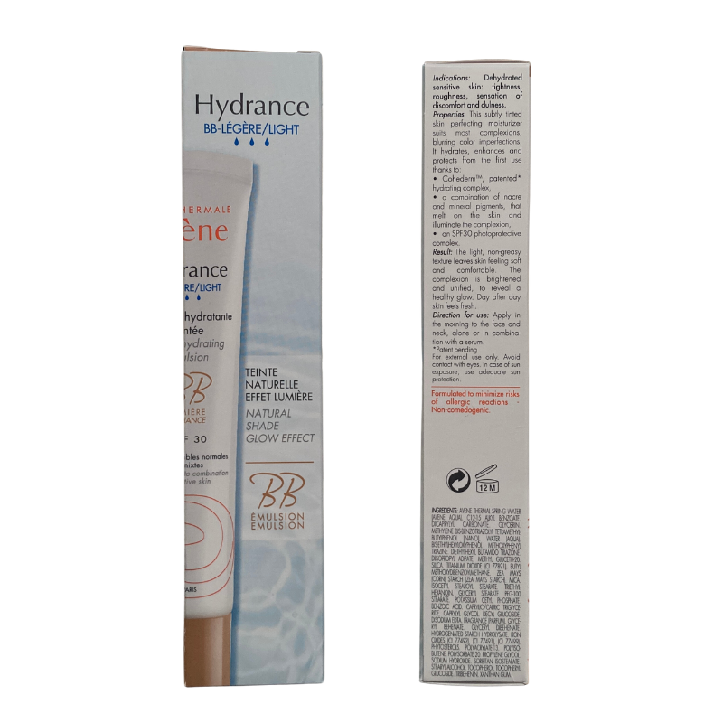 Avene Hydrance BB Tinted Hydrating Natural Glow Light Emulsion SPF30 Exp.09/2025