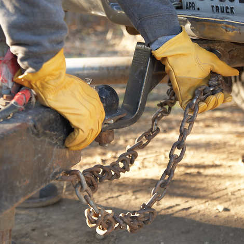 6 Paris Wells Lamont Men's Leather Work Gloves 100% Cowhide Leather, NEW