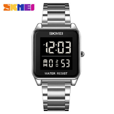 SKMEI Men Sport Watch Rectangle Wristwatch Casual Sport Watch for Boys Stopwatch