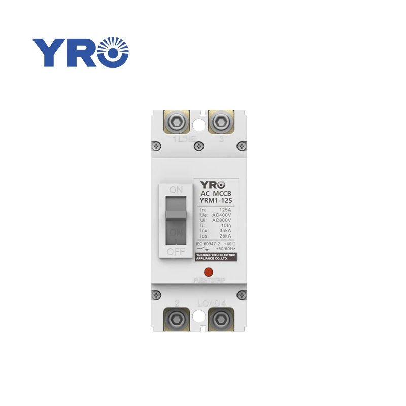 125A AC MCCB Moulded Case Circuit Breaker 63A 100A AC230V 2P Single phase 3P AC4