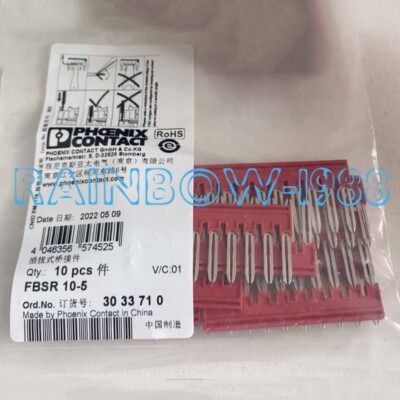 10pc/pack FOR Phoenix Contact Shorting Strip FBSR10-5 Plug-in Bridge 3033710 NEW