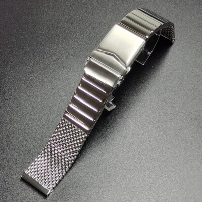 Luxury Solid Stainless Steel Watch Strap Band Mesh Bracelet 20 22mm Replacement