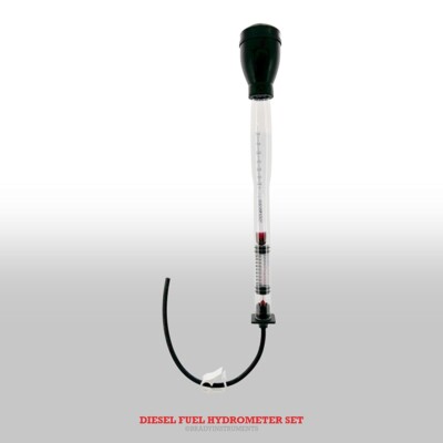 Diesel Fuel Hydrometer Set, Better MPG, Made in USA, Specific Gravity, Quality