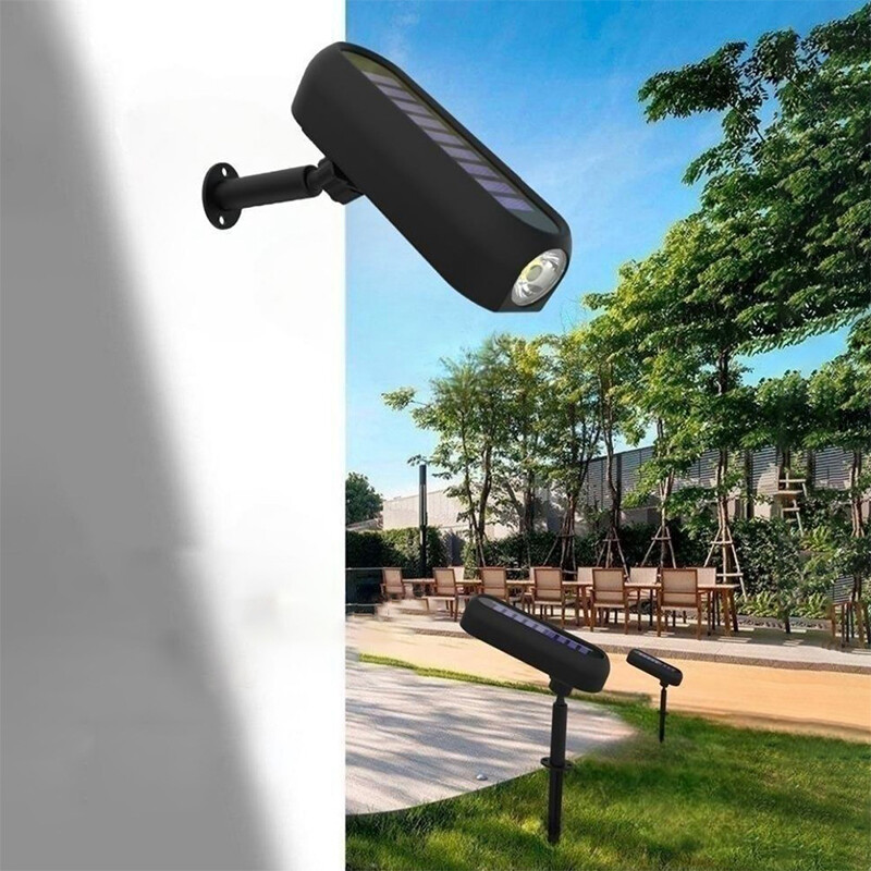 4X Bright Solar Powered LED Spotlight Waterproof Outdoor Yard Garden Spot Lights