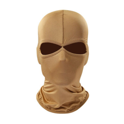 2 Hole Balaclava Full Face Mask Beanie Ski Sun Hood Motorcycle Cycling Outdoor