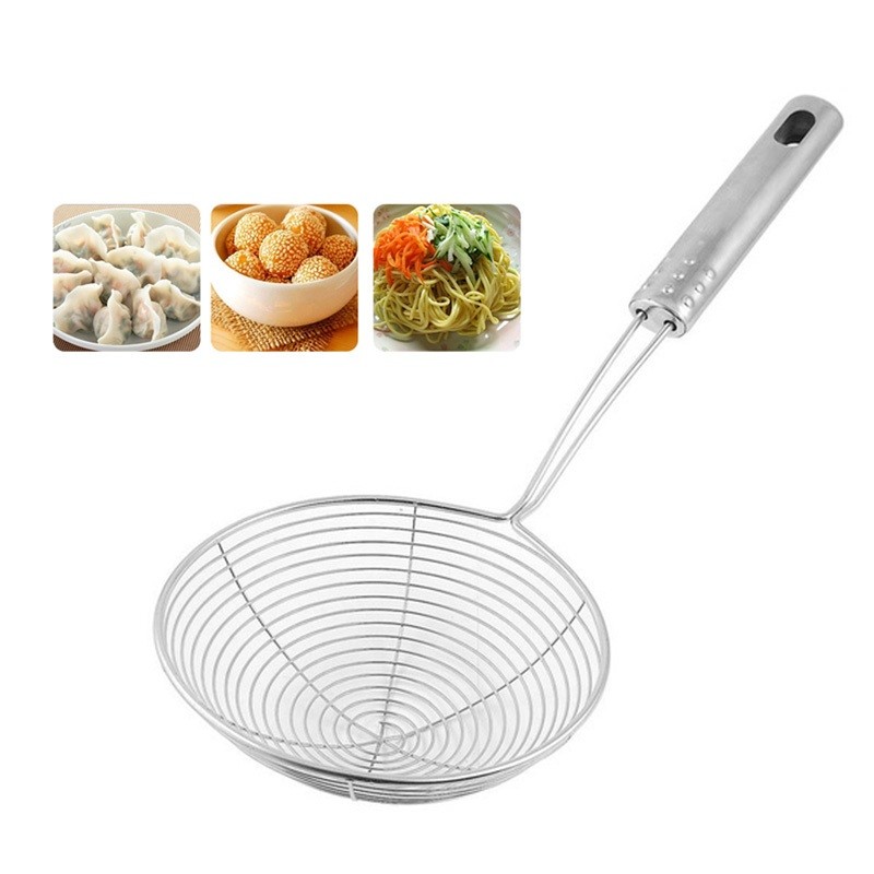 Colino Cucina Inox 20Cm Passino Cestello Schiumarola A Ragno Setaccio dfh