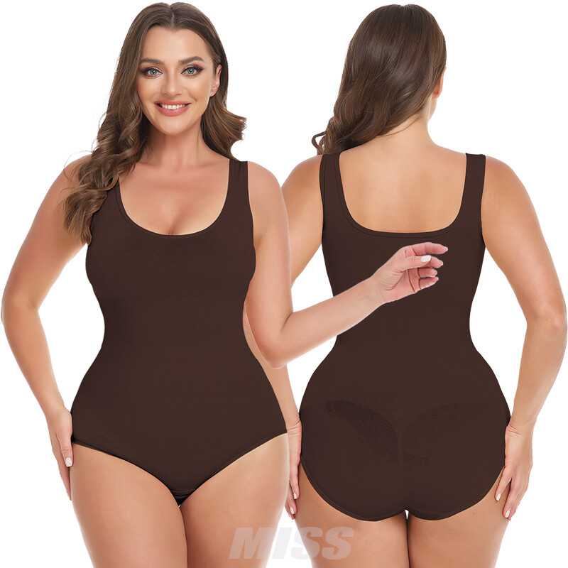 Womens Bodysuit Tummy Control Full Body Shaper Waist Trainer Slimming Tank Top 