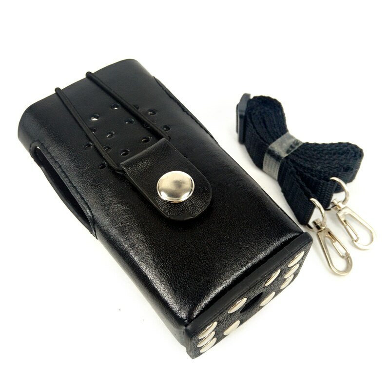 Leather Bag Case for Kenwood TK-3207 TK-2207 TK-3307 TK-3200 Walkie Talkie