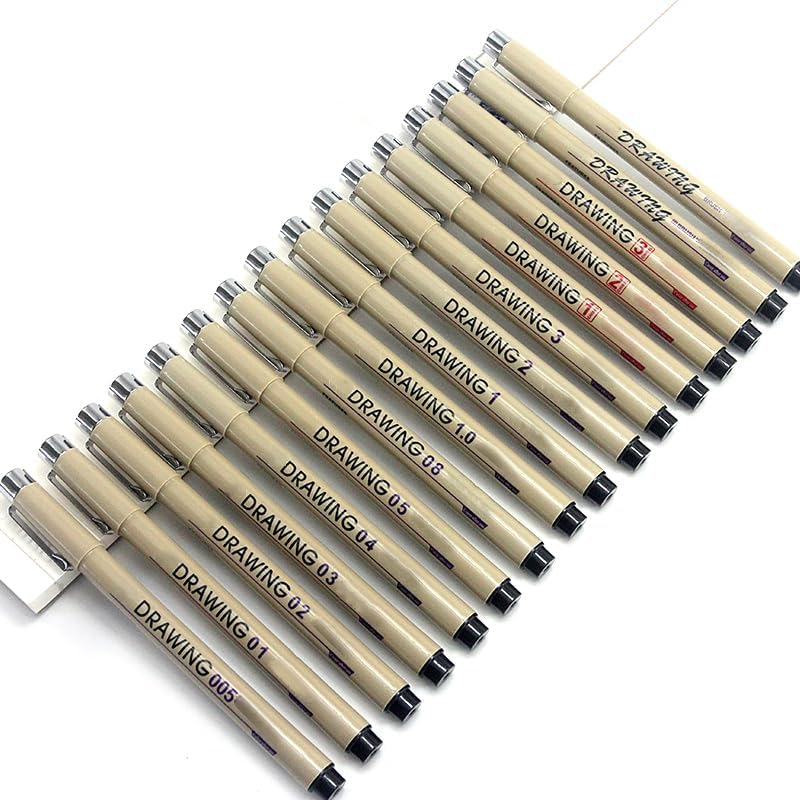 Drawing Pens Waterproof Archival Ink Multiliner Pens for Artist Illustration, Sk