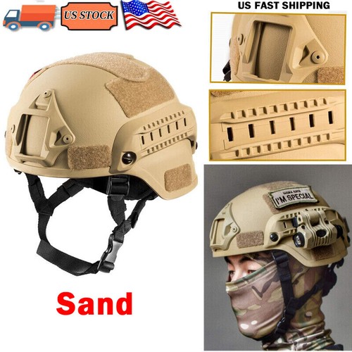 Tactical Helmet Military Airsoft Paintball Swat Head Protective Comfort Fast US