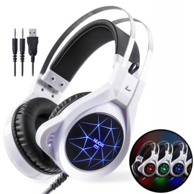 Computer Stereo Gaming Headphones Best Earphone Headset With Mic LED Light