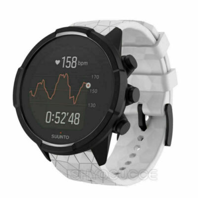 For Suunto 7 9 Baro Spartan Sport Watch Strap Silicone Leather Wrist Band  