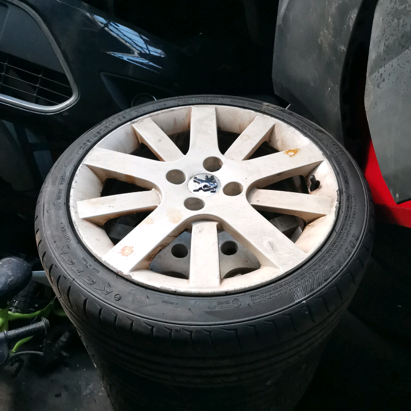 207 gti set of 4 17 inch alloys 205 45 17 peugeot in Cambuslang
