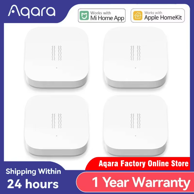 Smart Vibration Sensor Zigbee Motion Shock Sensor Detection Alarm Monitor Built