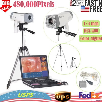 Portable Digital Electronic Colposcope SoftwareTripod SONY 480,000 Pix Camera US