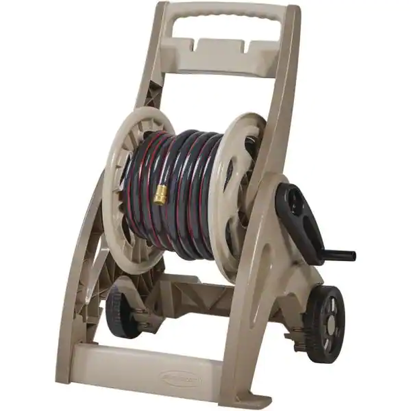 175 ft Hose Reel Mobile Cart, Durable Rust-free Portable Garden Tools New