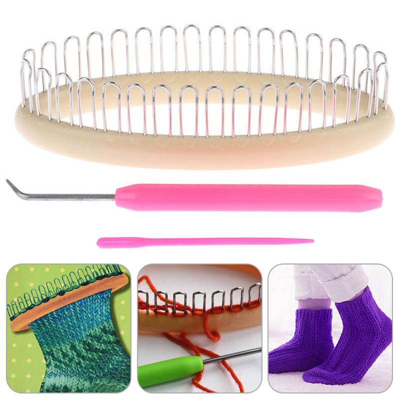 Weaving Knitting Loom Craft Tools Set Hat Sleeve Weaver A