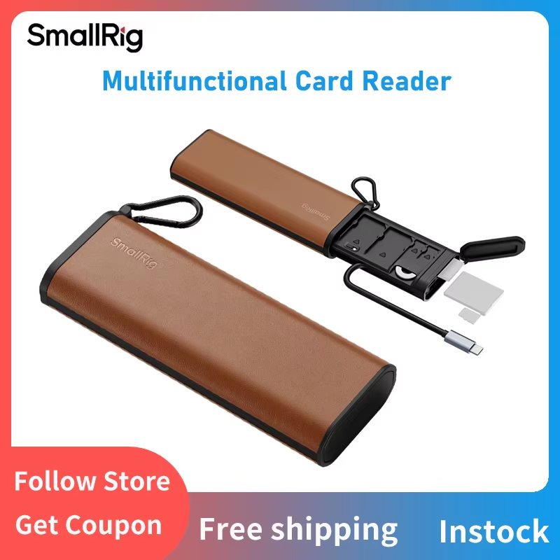Smalling Multifunctional Card Reader Storage Case CFexpress Type A/B Triple-Slot